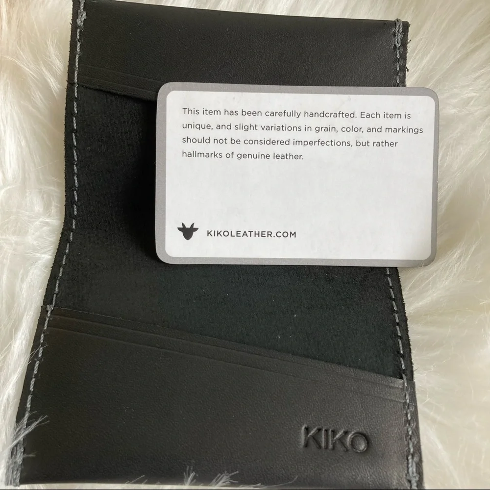 KIKO LEATHER SLIM CARD CASE
